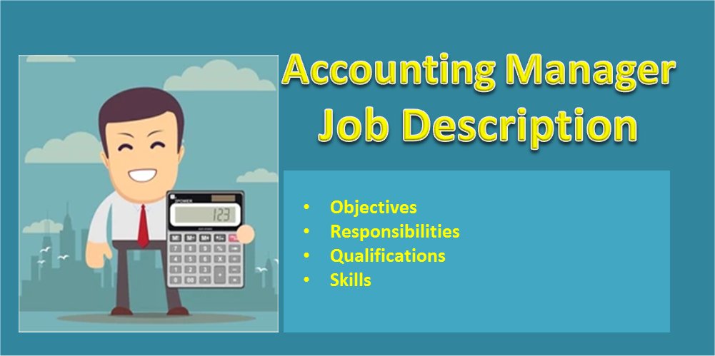Accounting Manager: Job Description Template